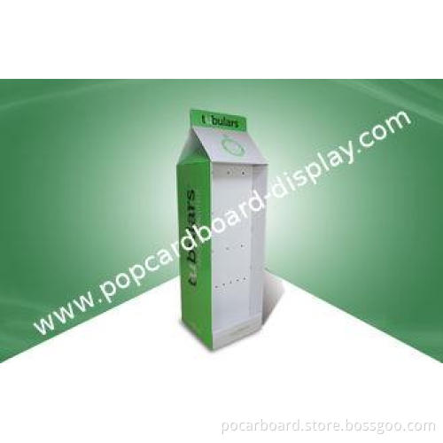 Eye -catching POP Cardboard Display Hook Display Stand For